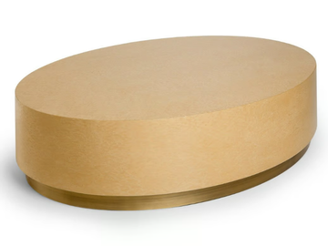 PERDIZ - Low oval wood veneer coffee table by Ginger & Jagger - view 3